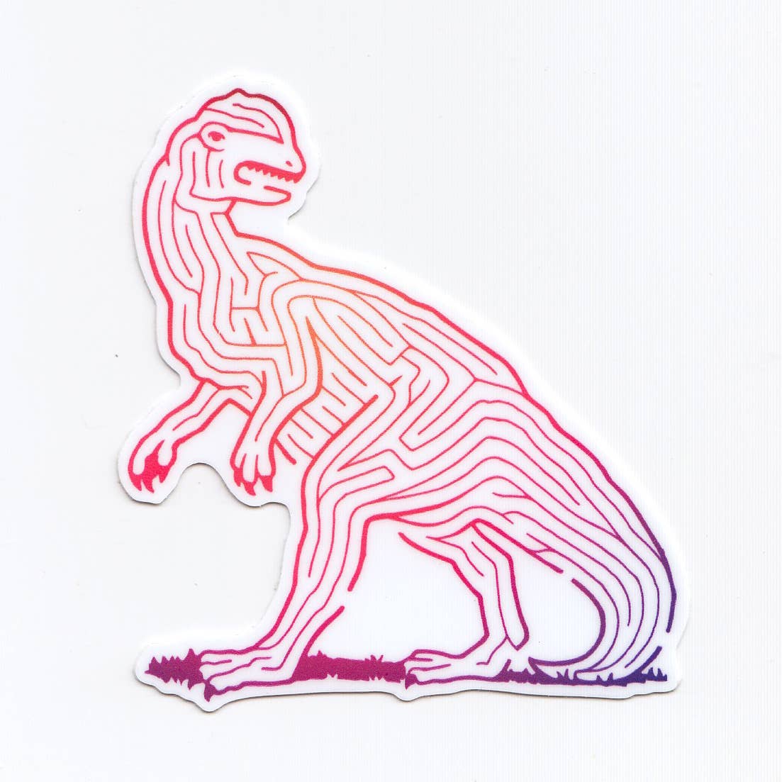 Dinosaur Maze Vinyl Stickers