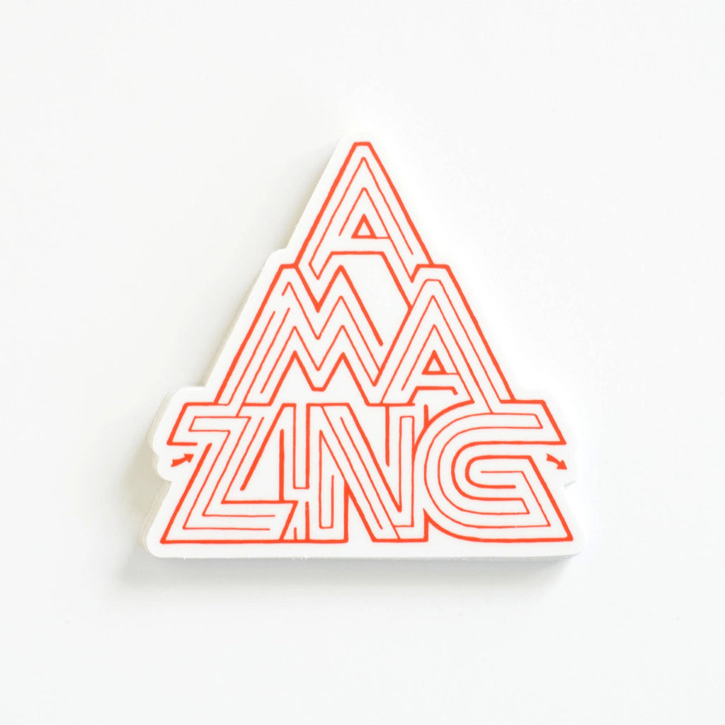 Amazing Maze Wordplay Die Cut Vinyl Sticker