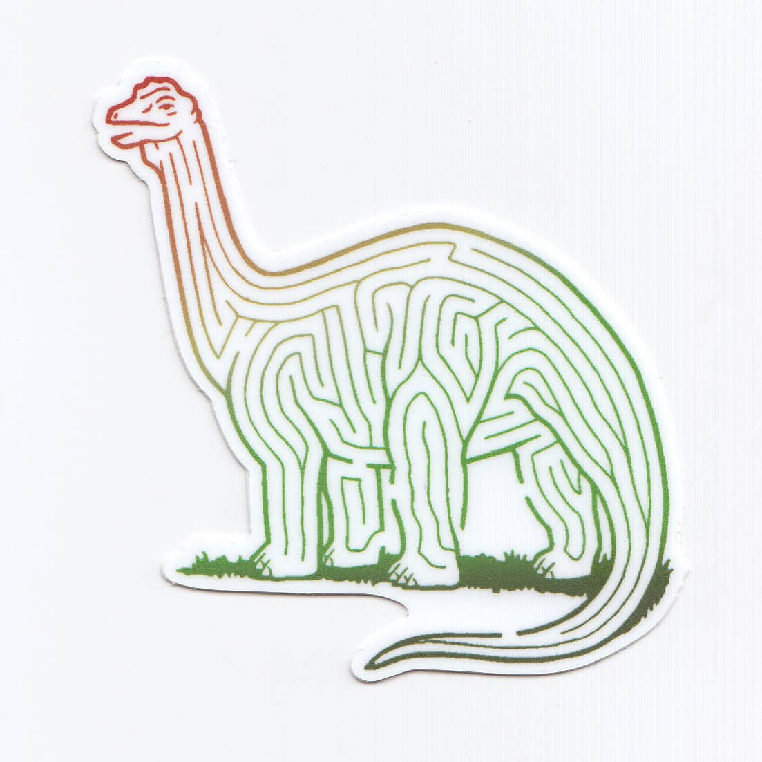 Dinosaur Maze Vinyl Stickers