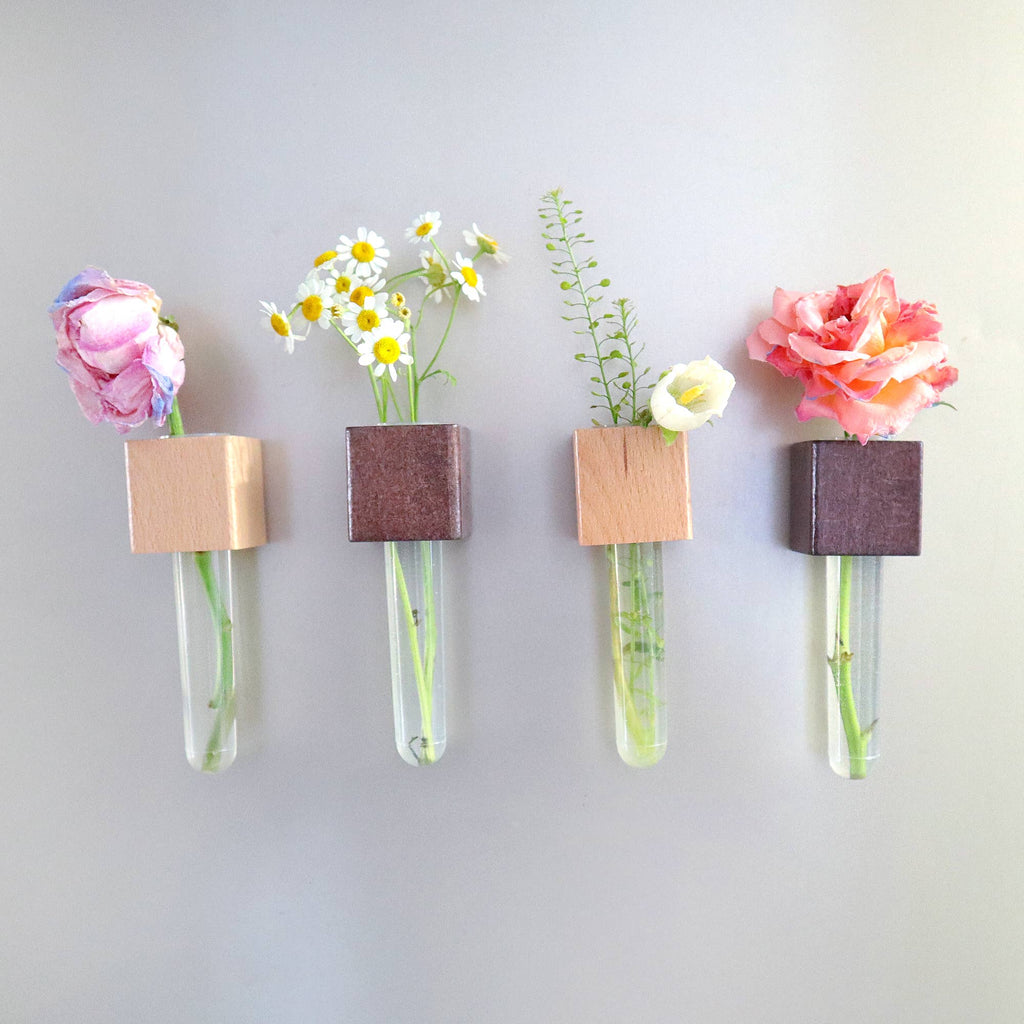 Mini Vase Magnets – Set of 2 – Decorative Fridge Magnets