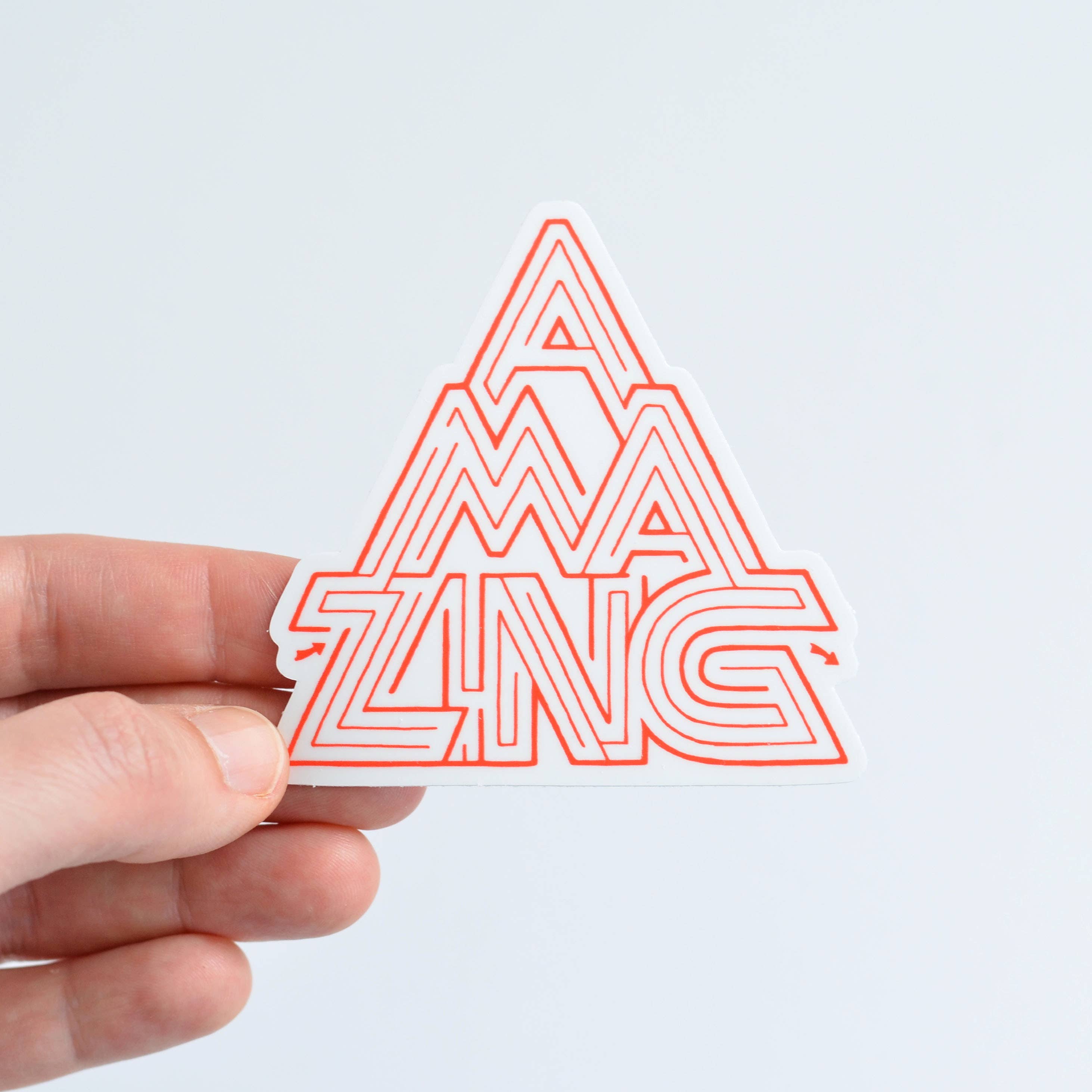 Amazing Maze Wordplay Die Cut Vinyl Sticker