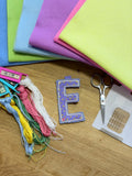 Embroidered Felt Initial Workshop