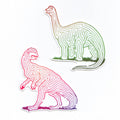 Dinosaur Maze Vinyl Stickers